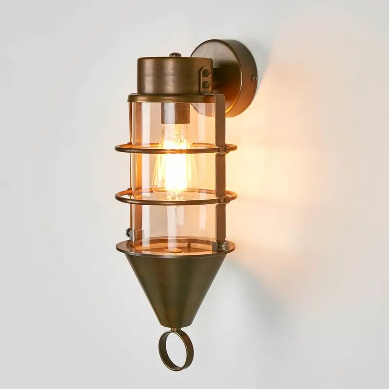 Eastwood Decorative Wall Lamp – Polished Brass Industrial Sconce 1