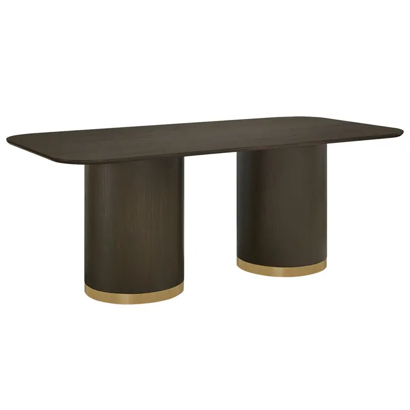 Eli 2M Smoked Oak Rectangular Dining Table 1