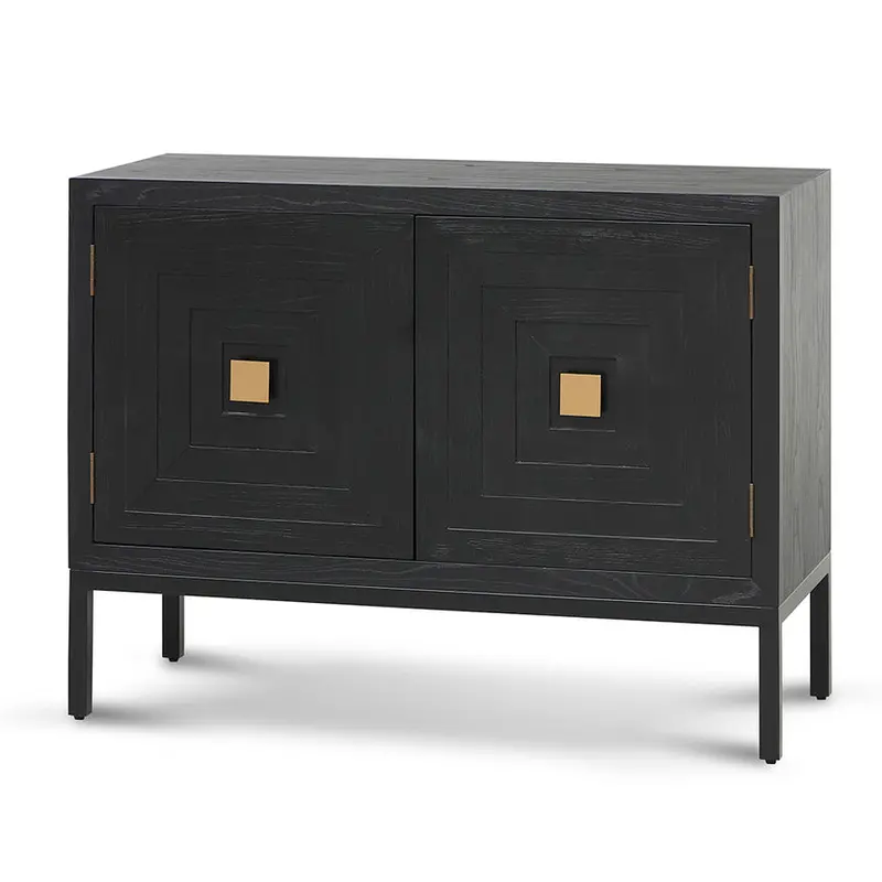 Elm Effect Black Sideboard – 1.08M 1