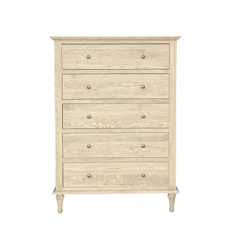 Emmerson Tallboy Dresser In Weathered Oak 1
