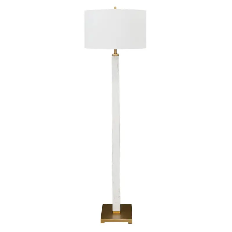 Essex Marble-Base Floor Lamp With Adjustable Height 1