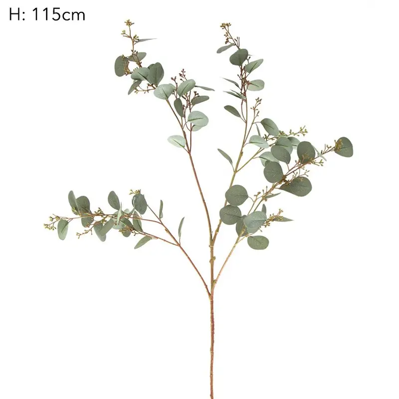 Eucalyptus Berry Artificial Spray – 1.2M Green Foliage 1
