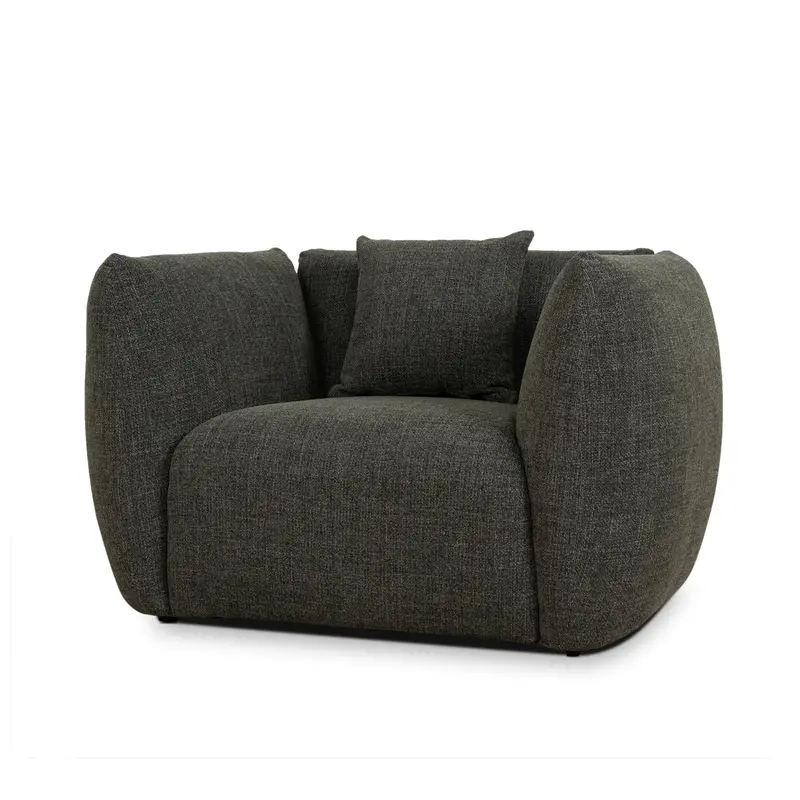 Evermoor Green Fabric Armchair 1
