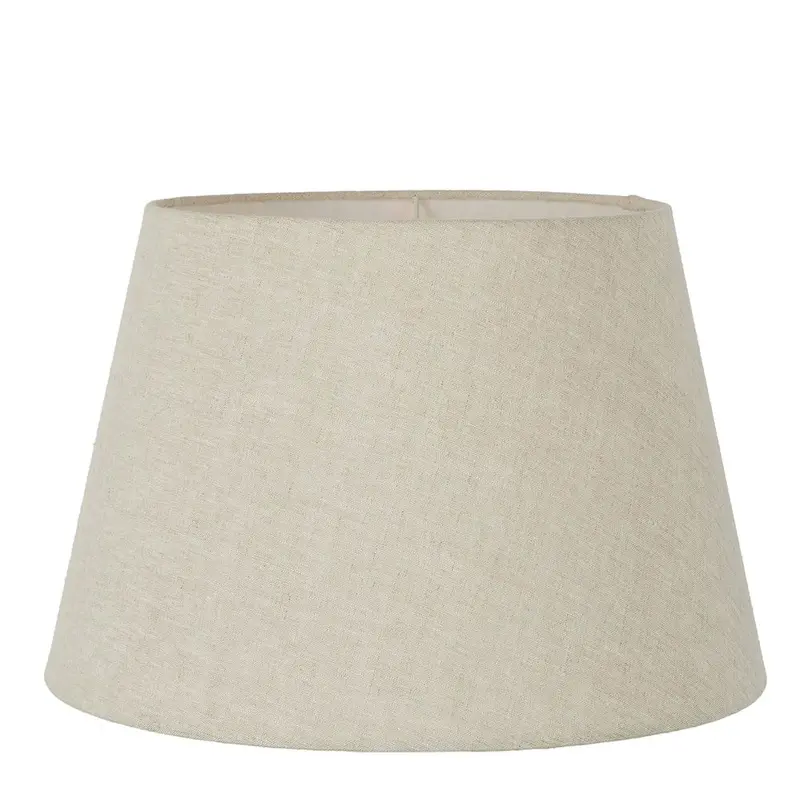 Extra-Large Light Natural Linen Taper Lamp Shade (E27) 1