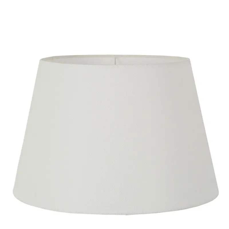 Extra-Large Textured Ivory Taper Lamp Shade (E27) 1