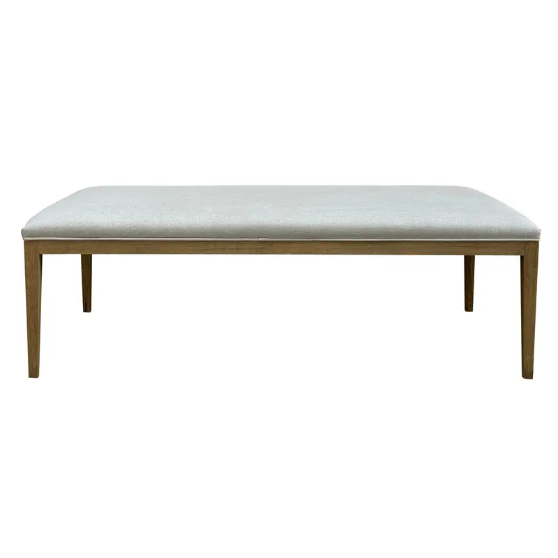Fabric-Covered French-Style Coffee Ottoman 1