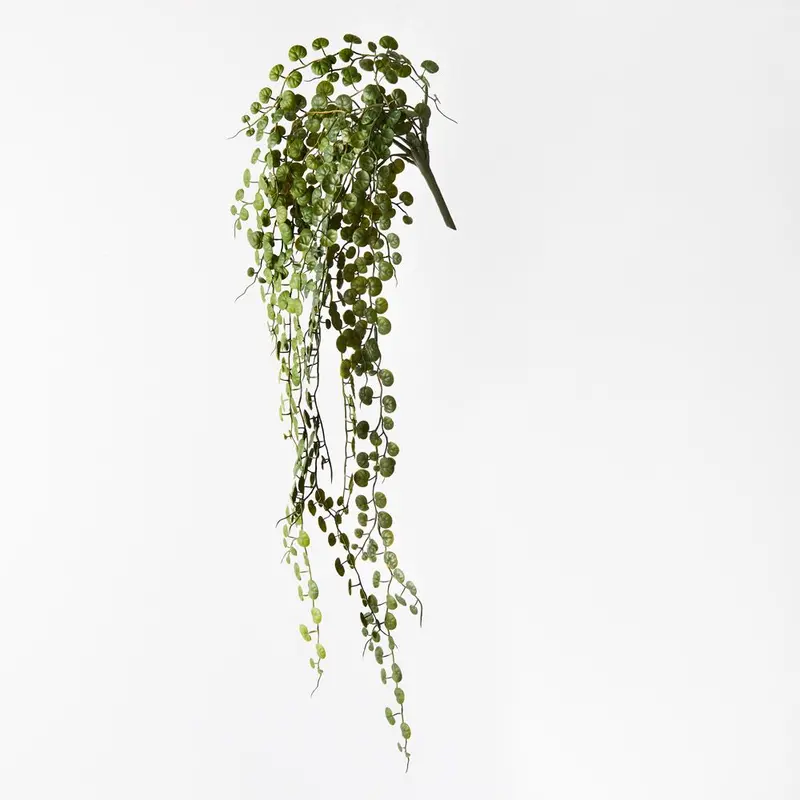 Fern Button Hanging Bush – 12-Piece Artificial Greenery Set 1