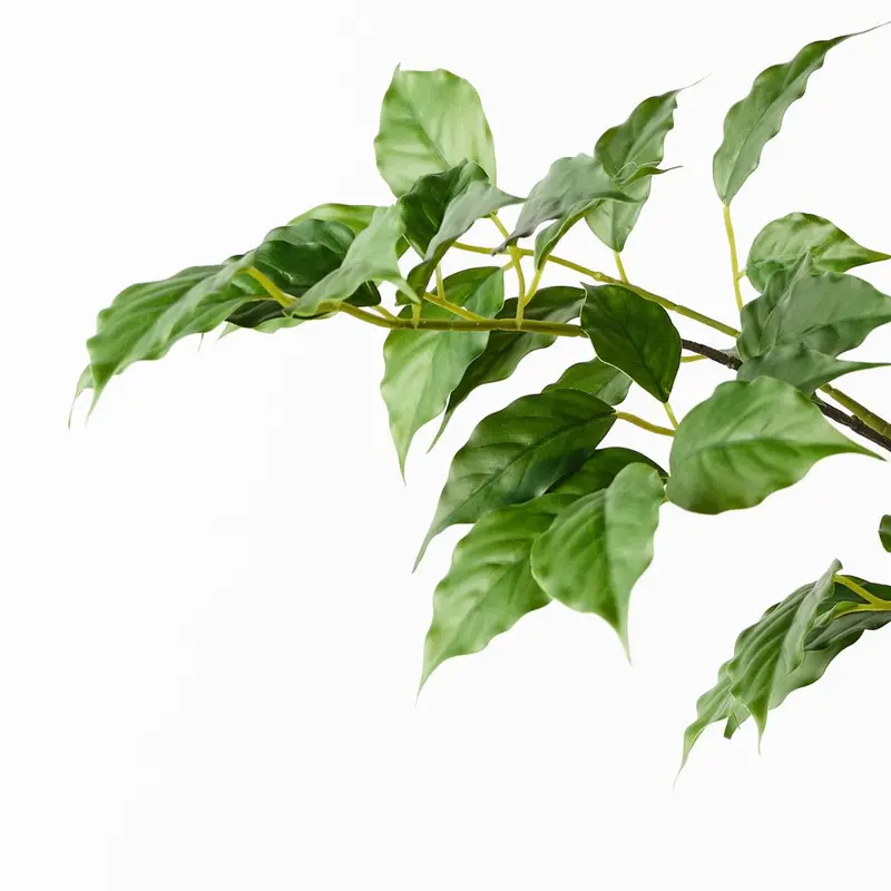 Ficus Leaf Spray – Set Of 12 Lush Artificial Foliage Stems 1