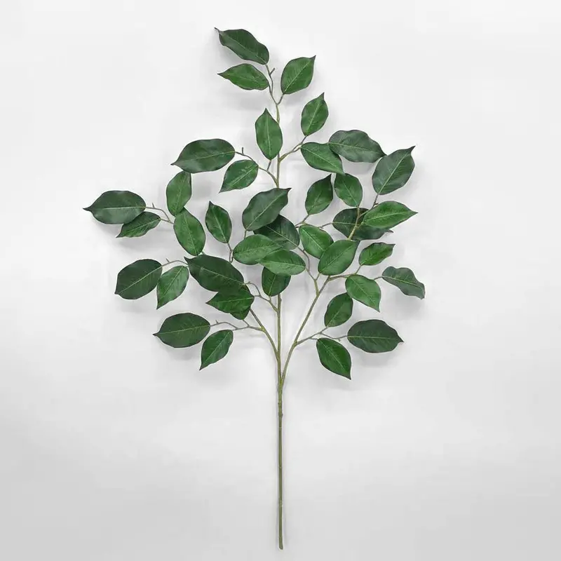 Flame-Retardant Uv-Stabilized Ficus Leaf Spray – Realistic Branch Accent 1