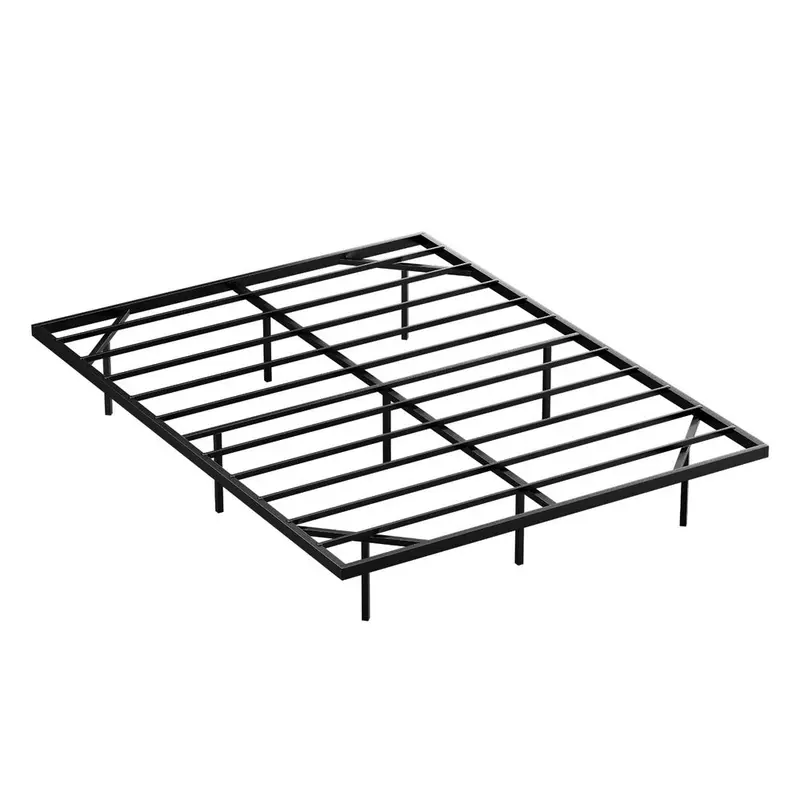 Floating Double Metal Bed Frame With Smart Led Strip Lighting – Easy Setup & Robust Build 1
