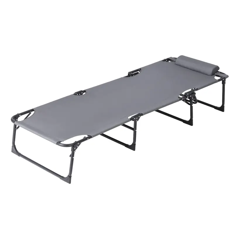 Gardeon Folding Sun Lounger – Portable Beach & Patio Lounge Chair 1