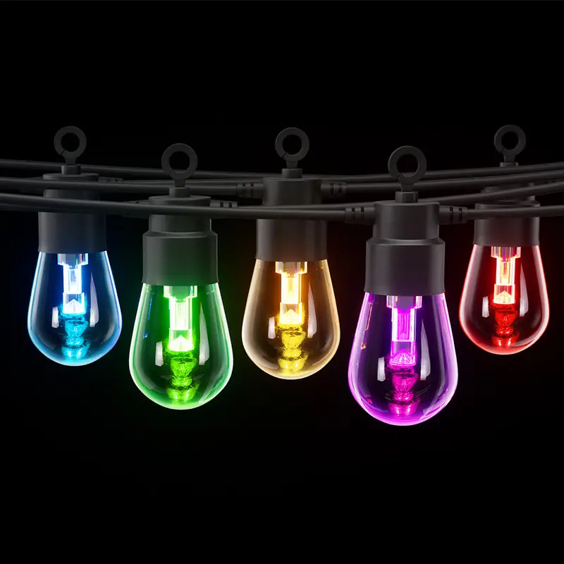 Gardeon Smart Wifi-Controlled Rgb Festoon String Lights – Waterproof Outdoor Led 1
