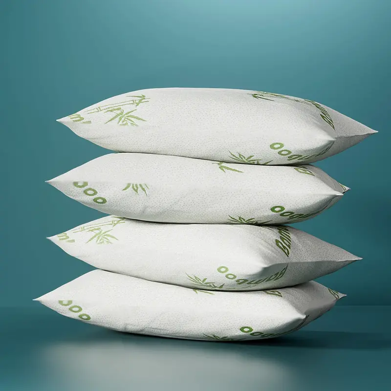 Giselle Bamboo Pillow Pack – 4-Piece Hotel-Grade Set For Family Use 1
