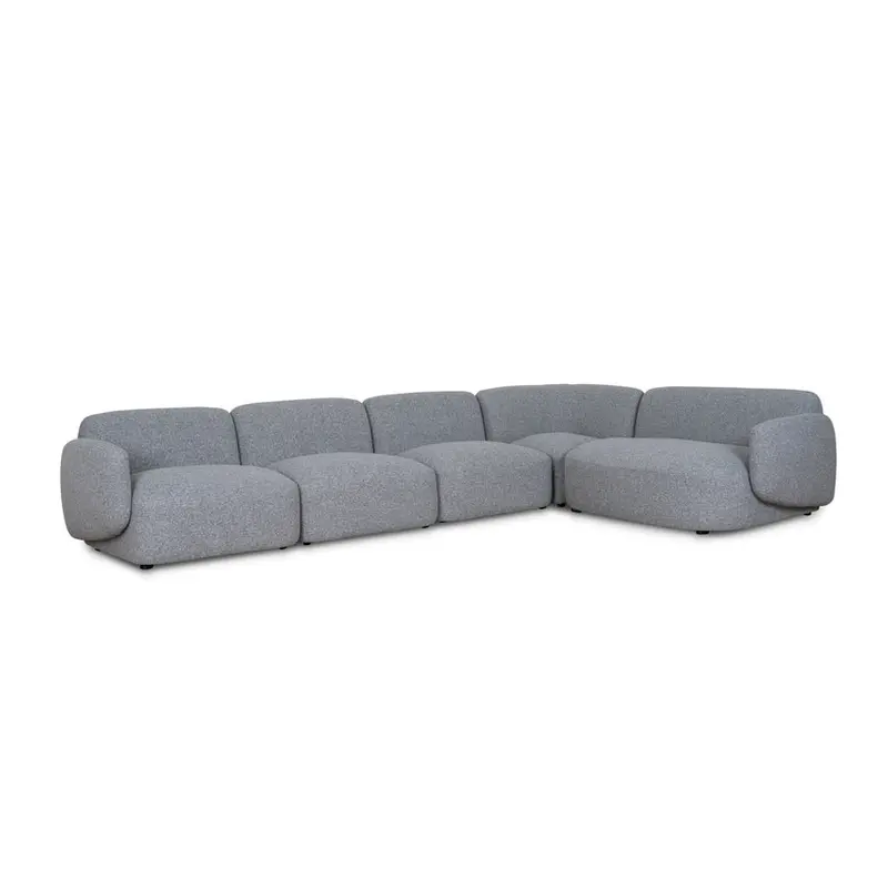 Glacier Grey Right-Chaise Modular Sectional Sofa 1
