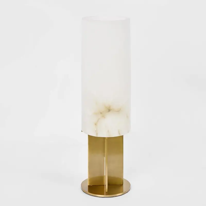 Glow Craft Luxe Gold Table Lamp With Contemporary Design 1