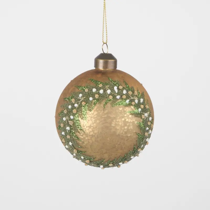 Golden Midas Wreath Ornament 1