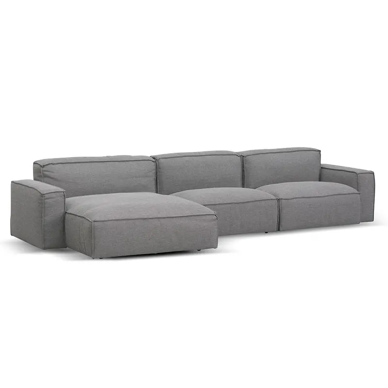 Graphite Grey Left-Chaise Sofa 1