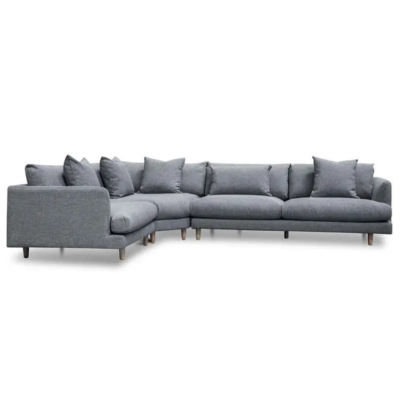 Graphite Grey Left-Returning Modular Sofa 1