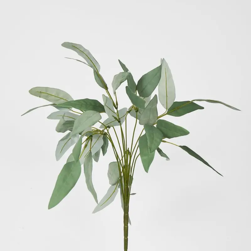 Green Eucalyptus Leaf Bush – 40Cm Natural-Look Foliage Stem 1