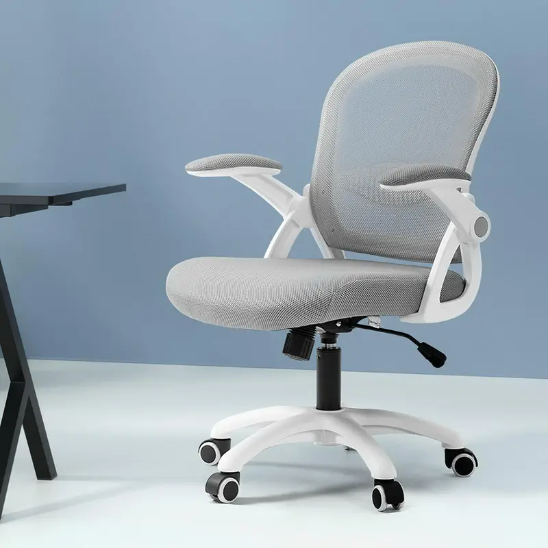 Grey Mesh Back Office Chair – Breathable Computer Desk Chair For Home Or Office 1