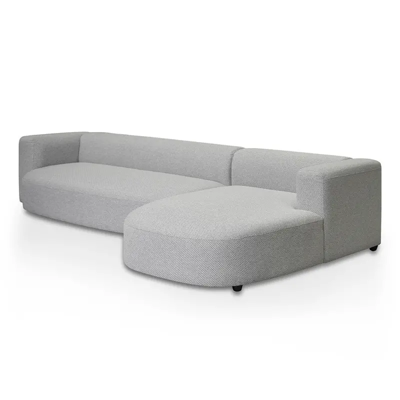 Grey Right-Chaise Sofa 1