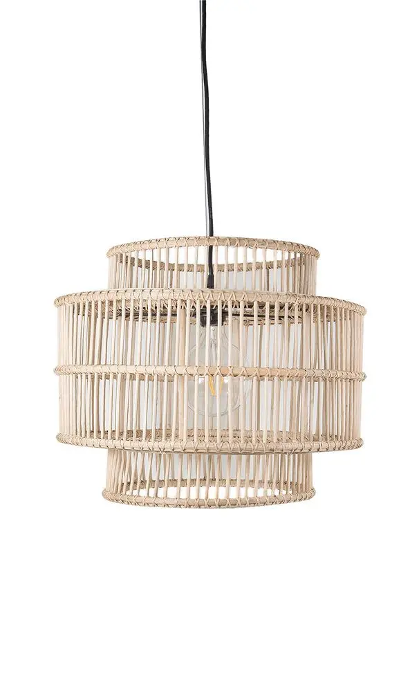 Haiti Natural-Fiber Ceiling Pendant Lamp – Handwoven Texture 1