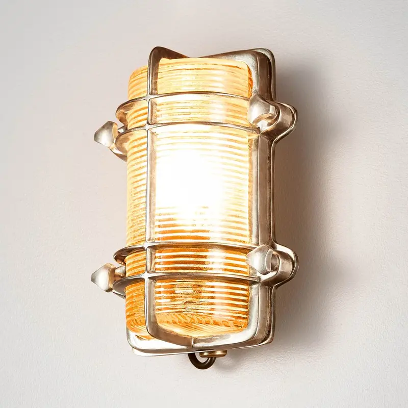 Harley Wall-Mounted Sconce – Rustic Antique Silver Accent Light 1