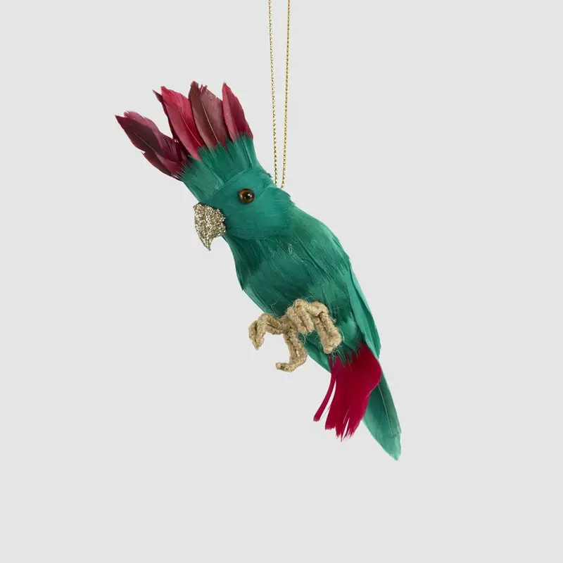 Hector The Galah Hanging Ornament – Forest Green 1