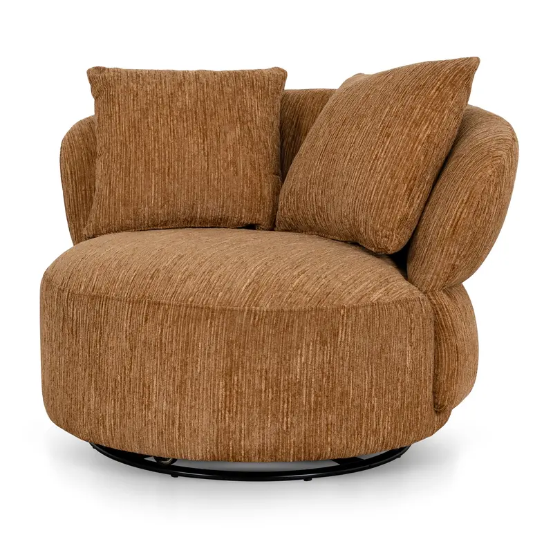 Honey Gold Rotating Lounge Chair 1