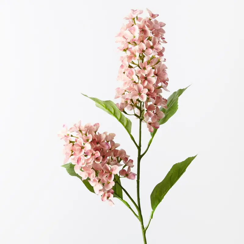 Hydrangea Cone Foliage Set – 12-Piece Lifelike Stem Spray 1