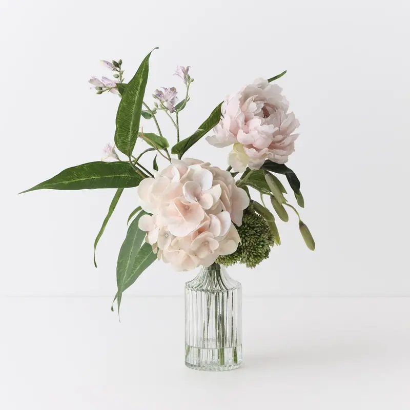 Hydrangea & Peony Mix – Pre-Styled Vase Arrangement 1