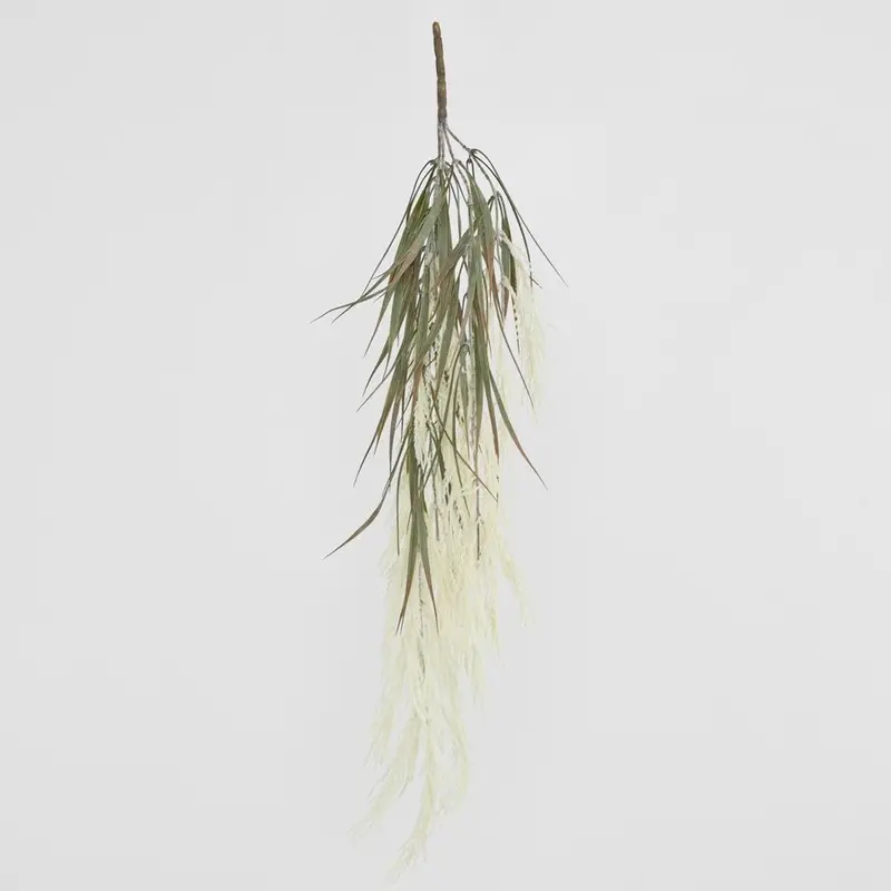 Ivory Hanging Wheat Bush – Dried Grass Decor 1