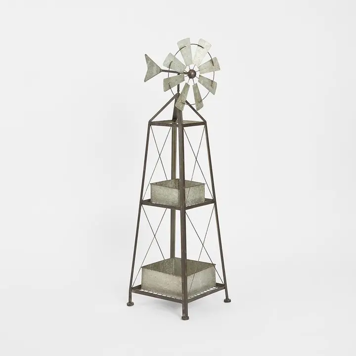 Ivy-Inspired Two-Tier Rotating Planter 1