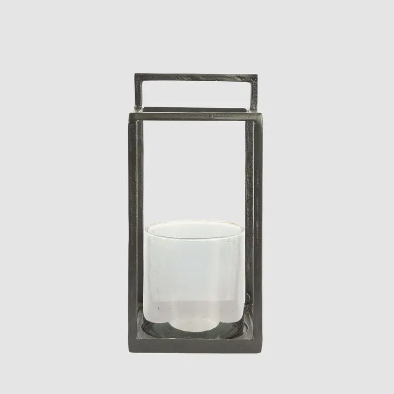 Izzo Small Black Hurricane Lamp Shade 1