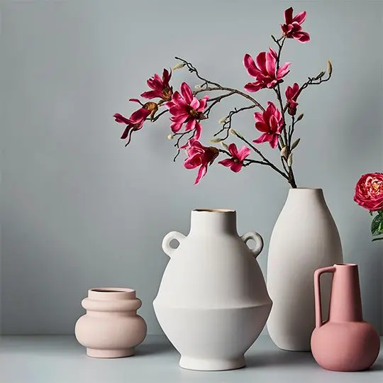Japanese Magnolia Floral Spray – 12-Stem Artificial Arrangement 1