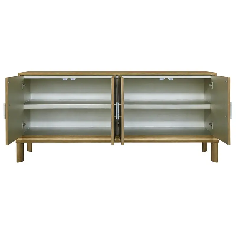 Jill Antique Gold Buffet Cabinet – Modern Farmhouse Style 1