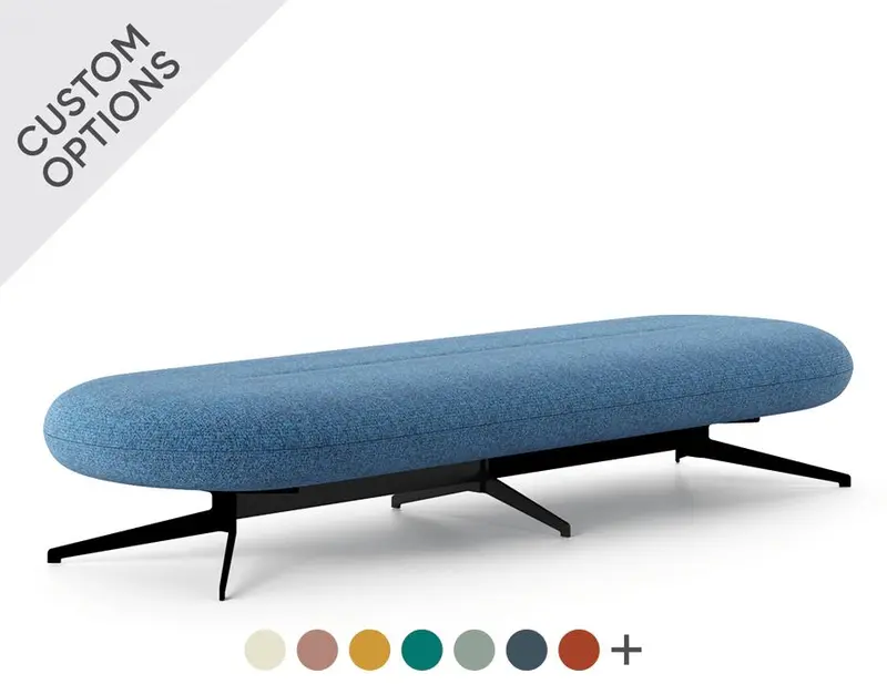 Juliette Three-Seater Bench-Style Sofa 1