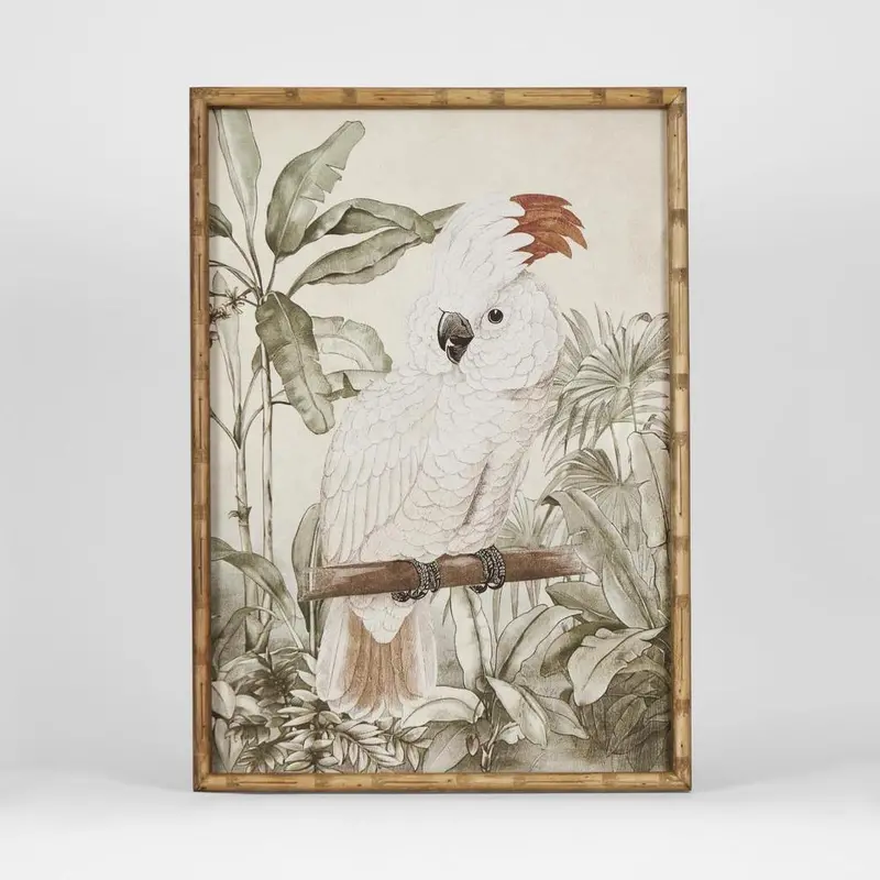 Jungle Cockatoo Wall Art – Contemporary C-Style Print 1