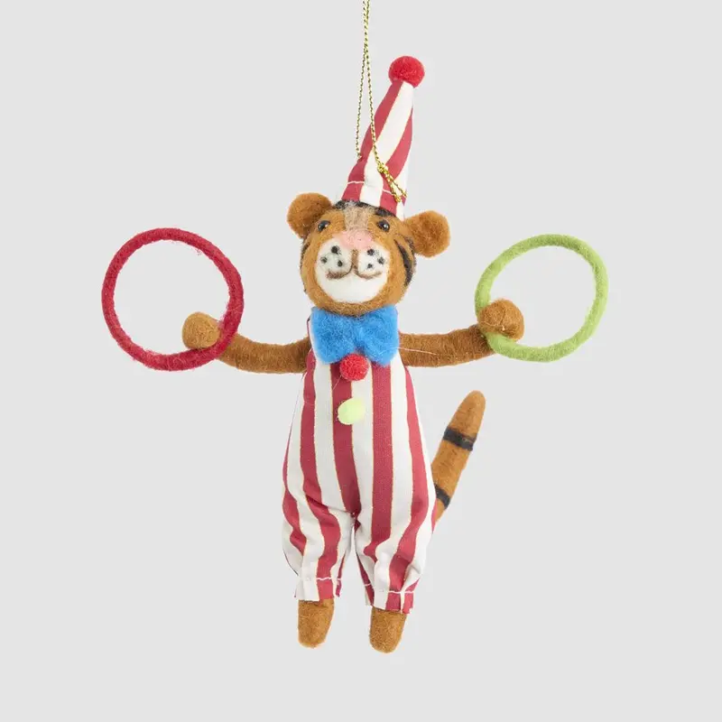 King Leo Lion Circus-Themed Tree Ornament 1