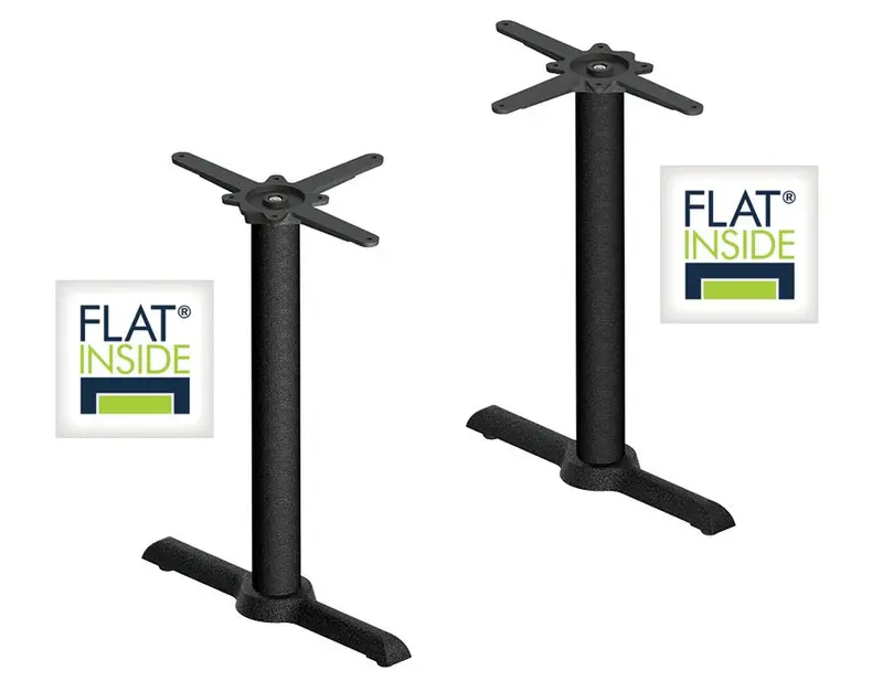 Kt22 Auto-Adjust Cafe Table Base – Flat Tech Twin Design (4+ Units Required) 1
