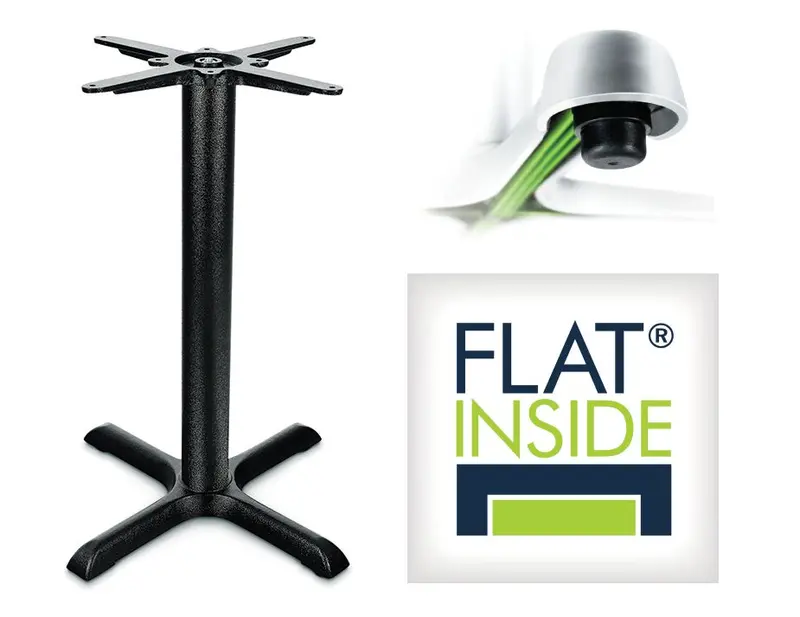 Kx22 Dynamic-Height Cafe Table Base – Flat Tech Line (Bulk Order: 4+) 1