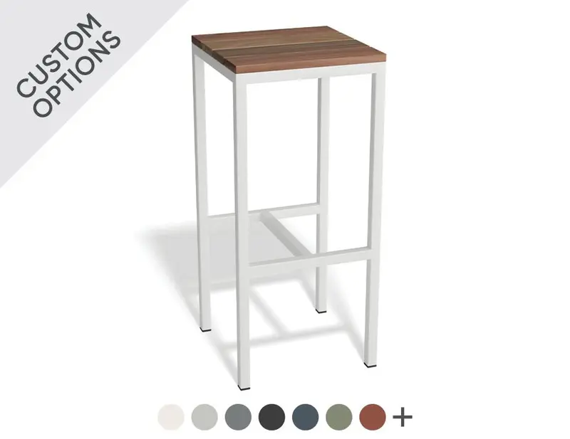Kyenne Spotted Gum Outdoor Bar Stool 1