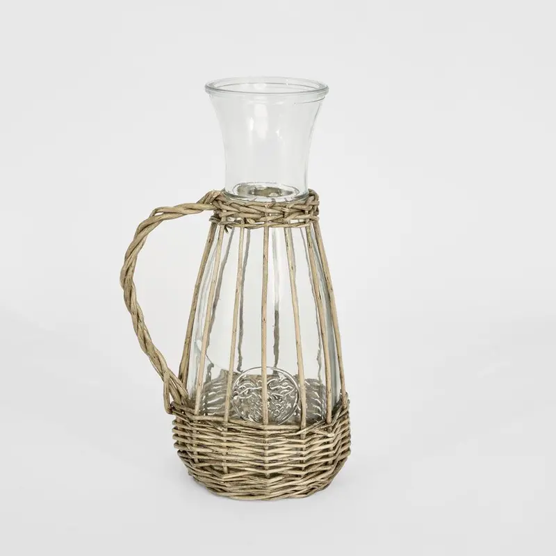 Large Grey Wash Bramble Jug 1