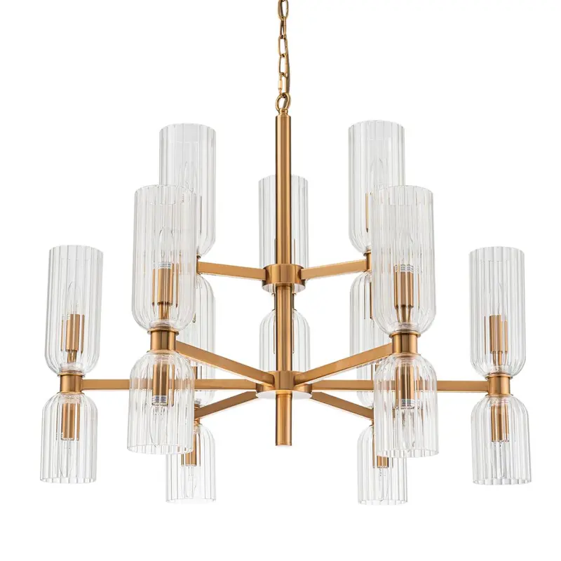 Large Hepburn Crystal Chandelier 1