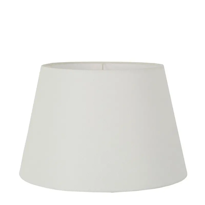Large Textured Ivory Tapered Lamp Shade 1