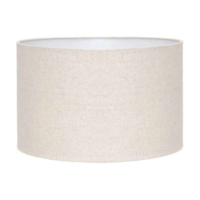 Larissa Medium Drum Shade – Organic Natural Weave 1