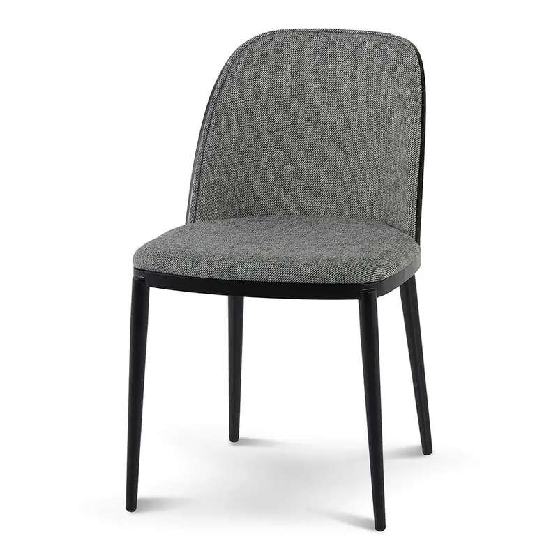 Lava Grey Dining Chairs – Set Of 2, Mid-Tone Modern Finish 1