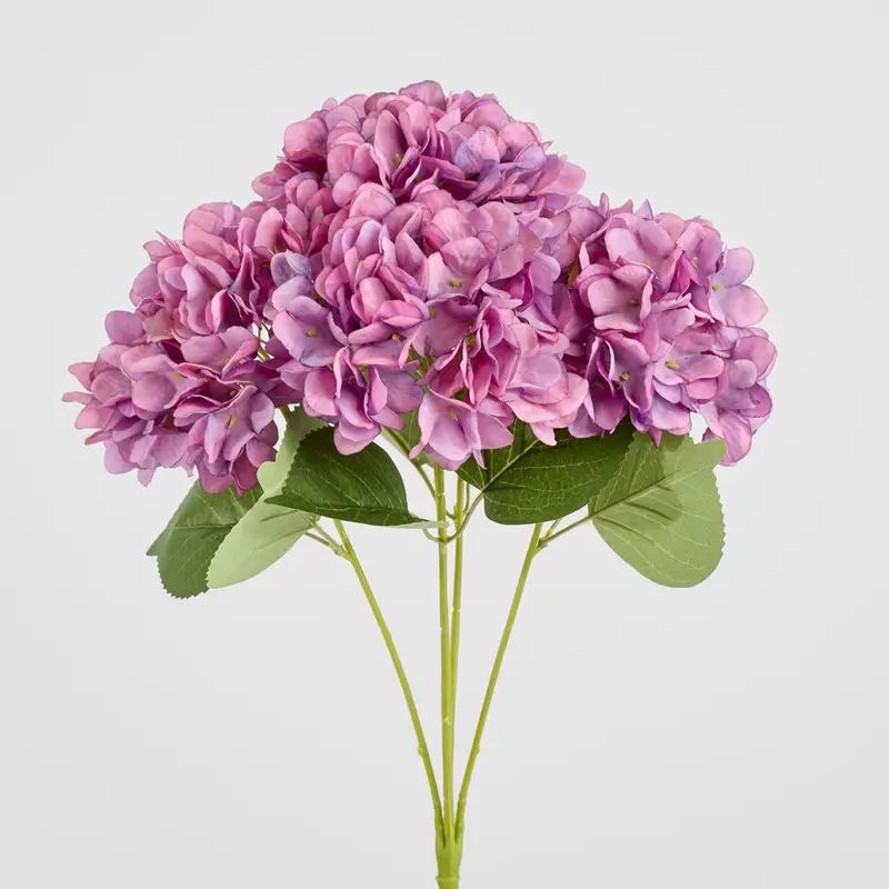 Lavender Hydrangea Stem Bunch – Yasmin Premium Faux Florals 1