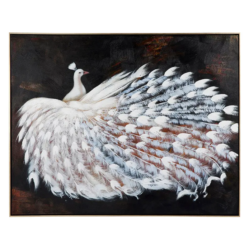 Le Grande Peacock Oil Painting On Canvas 1