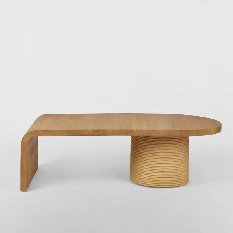 Leo Natural Wood Coffee Table 1